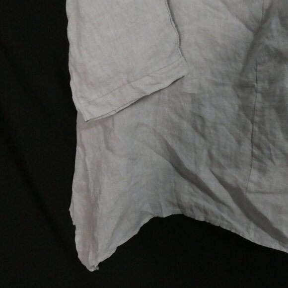 VALENTINA NALDI | 2X | Asymmetrical Tunic Top | Linen | Made In Italy | NWT - Picture 14 of 16